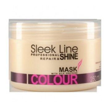 STAPIZ MASKA SLEEK LINE COLOUR Z JEDWABIEM 250ml
